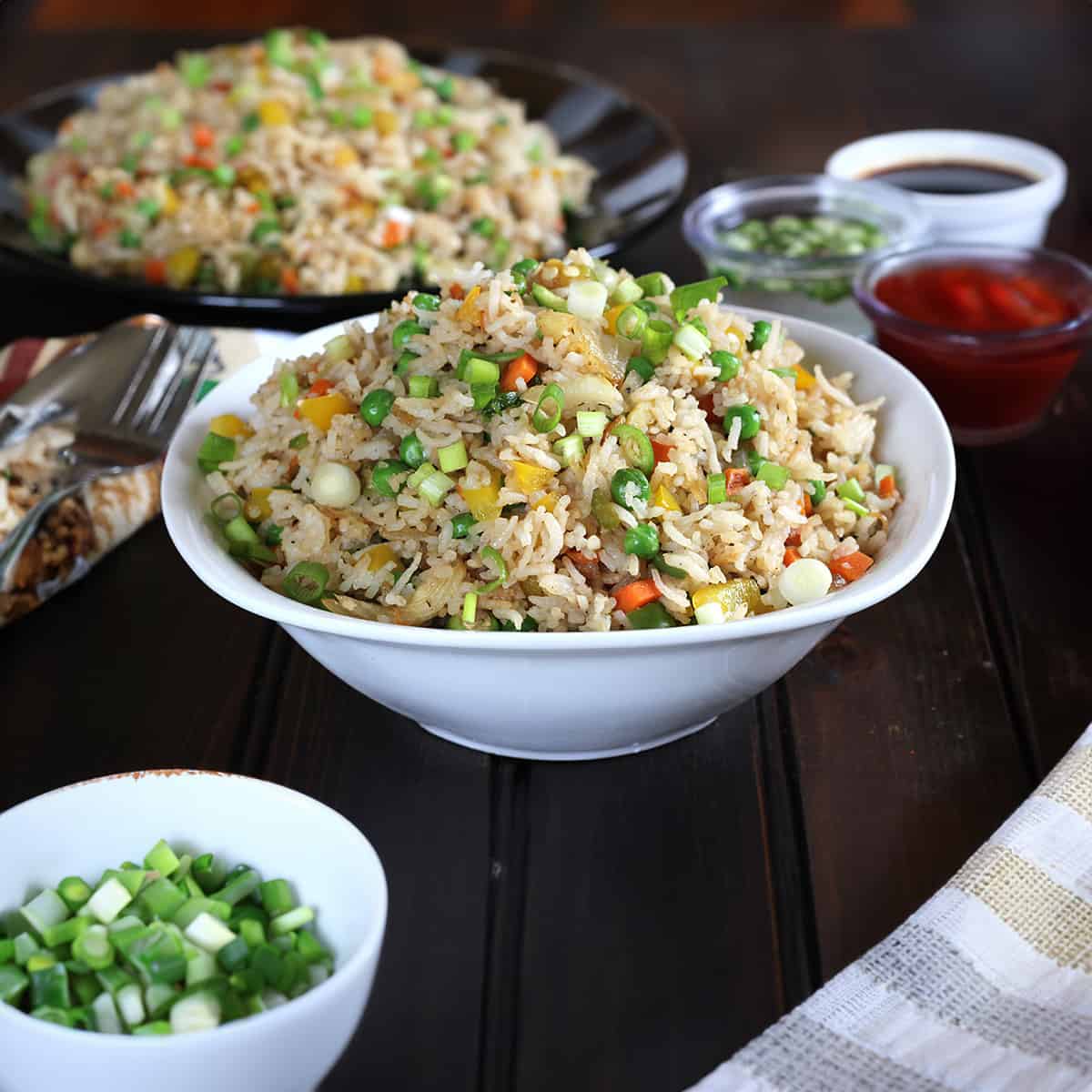 AUTHENTIC FRIED RICE(Veg)